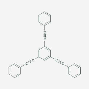 molecular formula C30H18 B053748 1,3,5-Tris(phenylethynyl)benzene CAS No. 118688-56-5