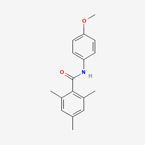 molecular formula C17H19NO2 B5374859 N-(4-methoxyphenyl)-2,4,6-trimethylbenzamide 