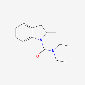 molecular formula C14H20N2O B5374869 N,N-diethyl-2-methyl-1-indolinecarboxamide 