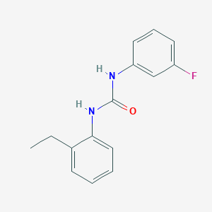 molecular formula C15H15FN2O B5375026 N-(2-ethylphenyl)-N'-(3-fluorophenyl)urea 