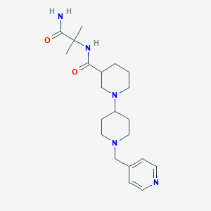 N-(2-amino-1,1-dimethyl-2-oxoethyl)-1'-(pyridin-4-ylmethyl)-1,4'-bipiperidine-3-carboxamide