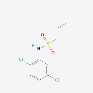 molecular formula C10H13Cl2NO2S B5375103 N-(2,5-dichlorophenyl)-1-butanesulfonamide 