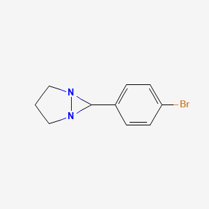 molecular formula C10H11BrN2 B5375138 6-(4-溴苯基)-1,5-二氮杂双环[3.1.0]己烷 