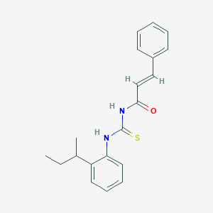 molecular formula C20H22N2OS B5375265 N-{[(2-sec-butylphenyl)amino]carbonothioyl}-3-phenylacrylamide 