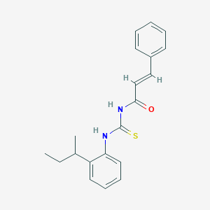 molecular formula C20H22N2OS B5375265 (2E)-N-{[2-(butan-2-yl)phenyl]carbamothioyl}-3-phenylprop-2-enamide 