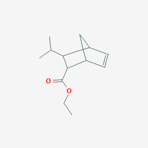 molecular formula C13H20O2 B053753 Ethyl 3-propan-2-ylbicyclo[2.2.1]hept-5-ene-2-carboxylate CAS No. 116044-44-1