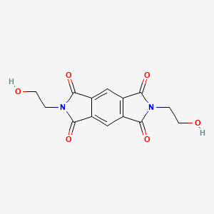 molecular formula C14H12N2O6 B5375417 2,6-bis(2-hydroxyethyl)pyrrolo[3,4-f]isoindole-1,3,5,7(2H,6H)-tetrone 