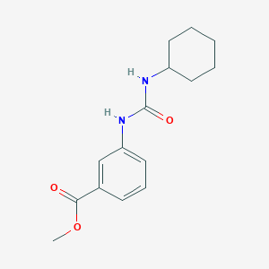 molecular formula C15H20N2O3 B5376005 methyl 3-{[(cyclohexylamino)carbonyl]amino}benzoate 
