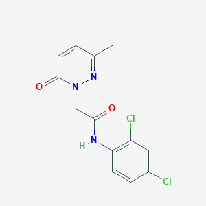 N-(2,4-dichlorophenyl)-2-(3,4-dimethyl-6-oxo-1(6H)-pyridazinyl)acetamide