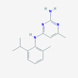 N~4~-(2-isopropyl-6-methylphenyl)-6-methyl-2,4-pyrimidinediamine