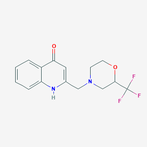 2-{[2-(trifluoromethyl)morpholin-4-yl]methyl}quinolin-4(1H)-one