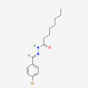 molecular formula C15H21BrN2O B5376101 N'-(4-bromobenzylidene)octanohydrazide 