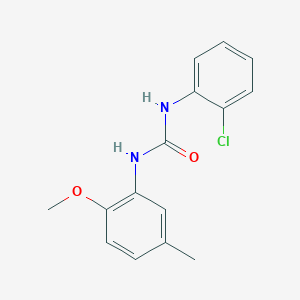 molecular formula C15H15ClN2O2 B5376197 N-(2-chlorophenyl)-N'-(2-methoxy-5-methylphenyl)urea 