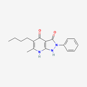 5-butyl-6-methyl-2-phenyl-1H-pyrazolo[3,4-b]pyridine-3,4(2H,7H)-dione