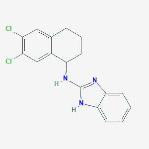 (1H-Benzoimidazol-2-yl)-(6,7-dichloro-1,2,3,4-tetrahydronaphthalen-1-yl)amine