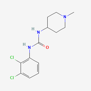 molecular formula C13H17Cl2N3O B5376292 N-(2,3-dichlorophenyl)-N'-(1-methyl-4-piperidinyl)urea 