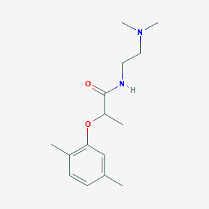 molecular formula C15H24N2O2 B5376299 N-[2-(dimethylamino)ethyl]-2-(2,5-dimethylphenoxy)propanamide 