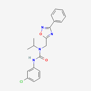 N'-(3-chlorophenyl)-N-isopropyl-N-[(3-phenyl-1,2,4-oxadiazol-5-yl)methyl]urea