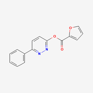 molecular formula C15H10N2O3 B5376448 6-phenyl-3-pyridazinyl 2-furoate 