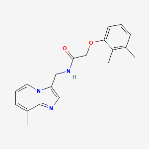 molecular formula C19H21N3O2 B5376492 2-(2,3-dimethylphenoxy)-N-[(8-methylimidazo[1,2-a]pyridin-3-yl)methyl]acetamide 