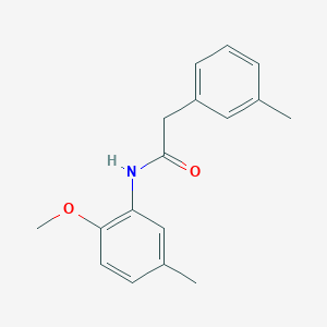 molecular formula C17H19NO2 B5376572 N-(2-methoxy-5-methylphenyl)-2-(3-methylphenyl)acetamide 