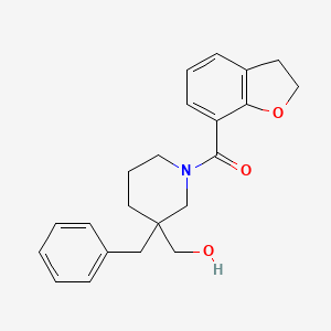 [3-benzyl-1-(2,3-dihydro-1-benzofuran-7-ylcarbonyl)piperidin-3-yl]methanol