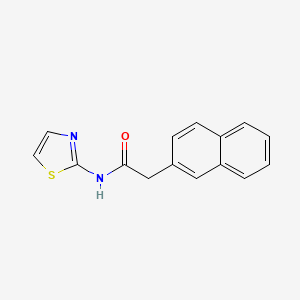 2-(2-naphthyl)-N-1,3-thiazol-2-ylacetamide