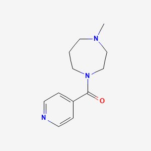 molecular formula C12H17N3O B5376830 1-isonicotinoyl-4-methyl-1,4-diazepane 