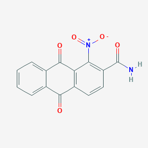 molecular formula C15H8N2O5 B5376882 1-nitro-9,10-dioxo-9,10-dihydroanthracene-2-carboxamide 
