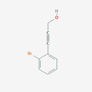 molecular formula C9H7BrO B053771 3-(2-溴苯基)丙-2-炔-1-醇 CAS No. 116509-98-9