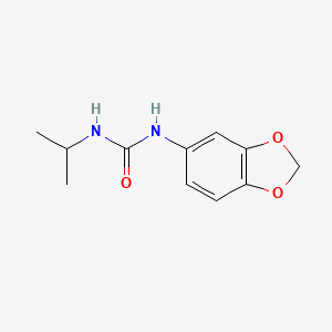 molecular formula C11H14N2O3 B5377145 N-1,3-benzodioxol-5-yl-N'-isopropylurea 
