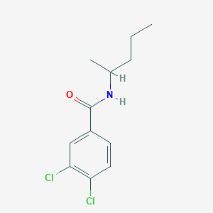 molecular formula C12H15Cl2NO B537722 3,4-二氯-N-(戊-2-基)苯甲酰胺 CAS No. 7497-07-6