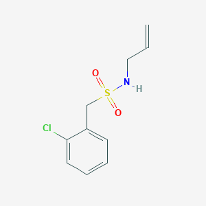 molecular formula C10H12ClNO2S B5377241 N-allyl-1-(2-chlorophenyl)methanesulfonamide 