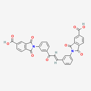 2,2'-[(3-oxo-1-propene-1,3-diyl)di-3,1-phenylene]bis(1,3-dioxo-5-isoindolinecarboxylic acid)