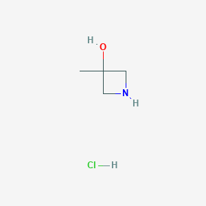molecular formula C4H10ClNO B053774 3-methylazetidin-3-ol Hydrochloride CAS No. 124668-46-8