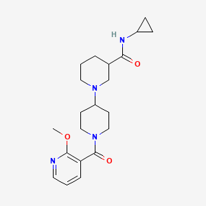 N-cyclopropyl-1'-[(2-methoxypyridin-3-yl)carbonyl]-1,4'-bipiperidine-3-carboxamide