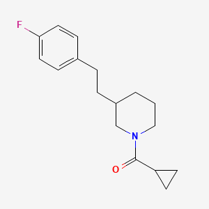 1-(cyclopropylcarbonyl)-3-[2-(4-fluorophenyl)ethyl]piperidine