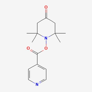 molecular formula C15H20N2O3 B5377984 1-(isonicotinoyloxy)-2,2,6,6-tetramethyl-4-piperidinone 