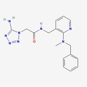 2-(5-amino-1H-tetrazol-1-yl)-N-({2-[benzyl(methyl)amino]pyridin-3-yl}methyl)acetamide