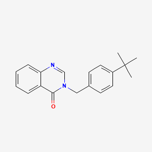 molecular formula C19H20N2O B5378054 3-(4-tert-butylbenzyl)-4(3H)-quinazolinone CAS No. 439135-85-0
