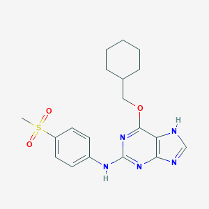 molecular formula C19H23N5O3S B537807 O6-环己基甲基鸟嘌呤衍生物 30 