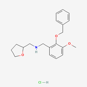 [2-(benzyloxy)-3-methoxybenzyl](tetrahydro-2-furanylmethyl)amine hydrochloride