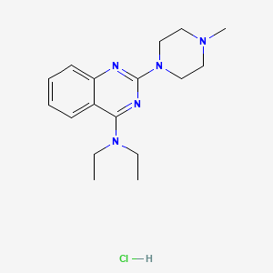 N,N-diethyl-2-(4-methyl-1-piperazinyl)-4-quinazolinamine hydrochloride