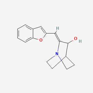 molecular formula C16H17NO2 B5378822 2-(1-benzofuran-2-ylmethylene)quinuclidin-3-ol 