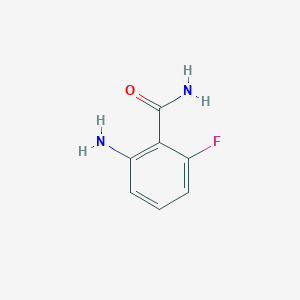 molecular formula C7H7FN2O B053790 2-Amino-6-fluorobenzamide CAS No. 115643-59-9