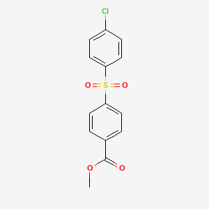 molecular formula C14H11ClO4S B5379024 methyl 4-[(4-chlorophenyl)sulfonyl]benzoate 