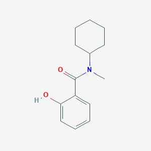 molecular formula C14H19NO2 B5379145 N-cyclohexyl-2-hydroxy-N-methylbenzamide 