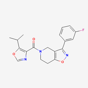 3-(3-fluorophenyl)-5-[(5-isopropyl-1,3-oxazol-4-yl)carbonyl]-4,5,6,7-tetrahydroisoxazolo[4,5-c]pyridine