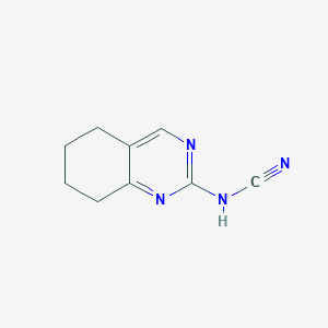 molecular formula C9H10N4 B5379397 5,6,7,8-tetrahydro-2-quinazolinylcyanamide 