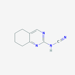 molecular formula C9H10N4 B5379397 5,6,7,8-Tetrahydroquinazolin-2-ylcyanamide 